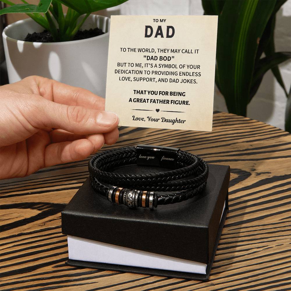 Dad Bod- Father's Day Bracelet Gift Jewelry