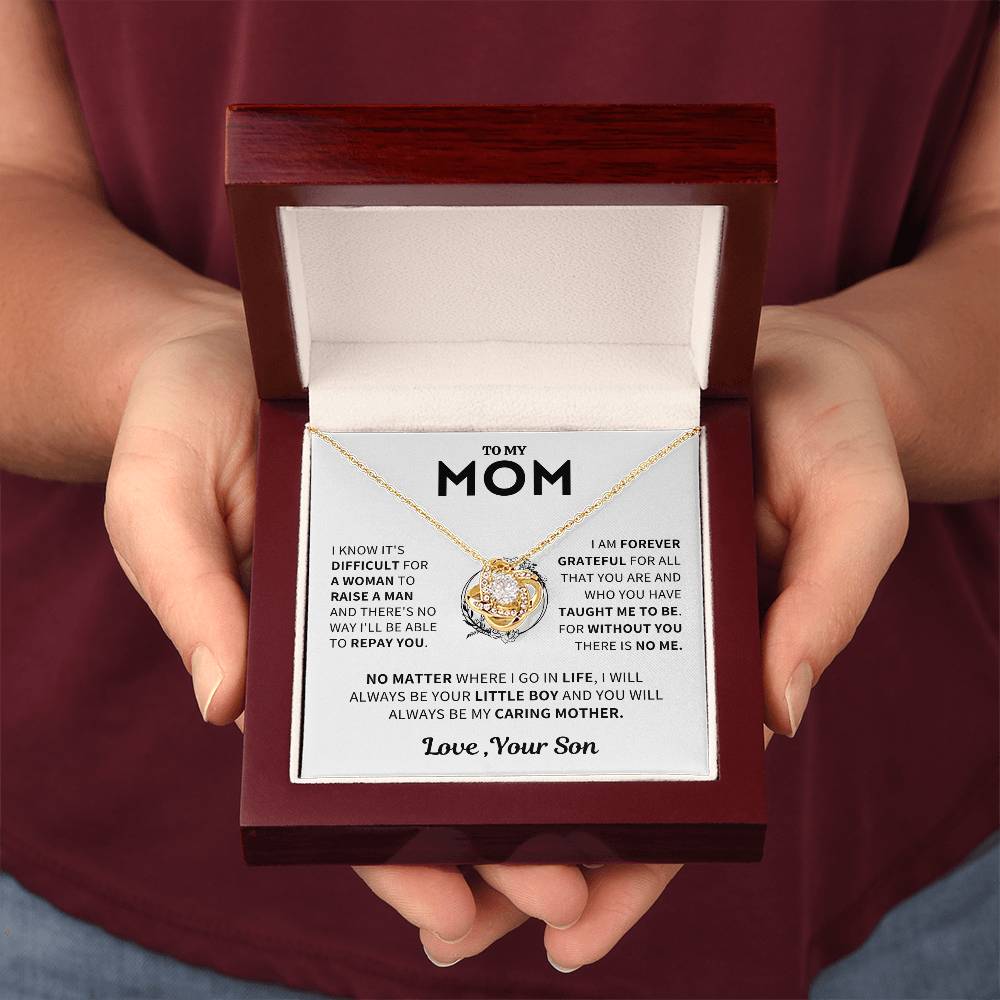 Mom Gift From Son- Forever Grateful Jewelry