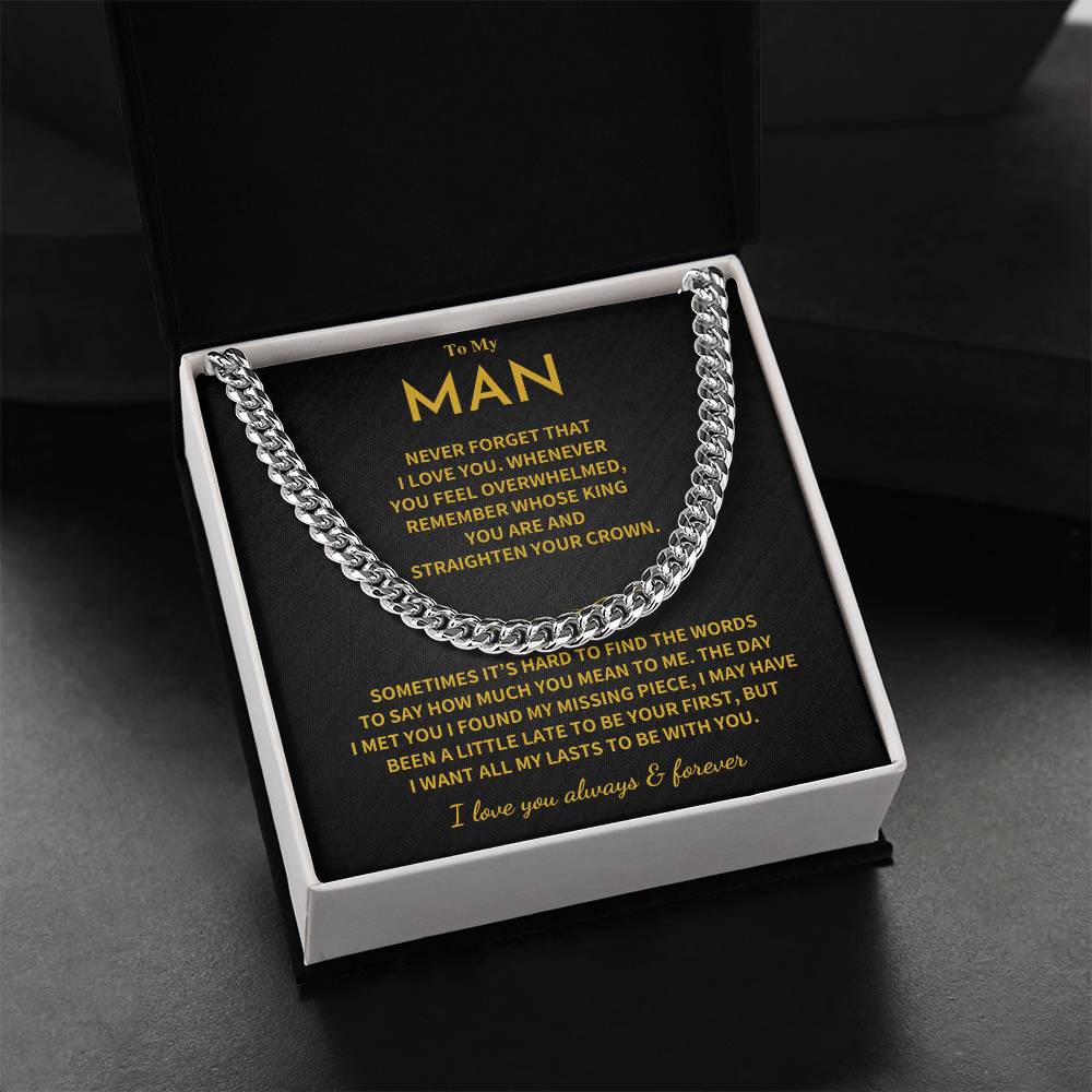 My Man Gift- Straighten Crown Jewelry