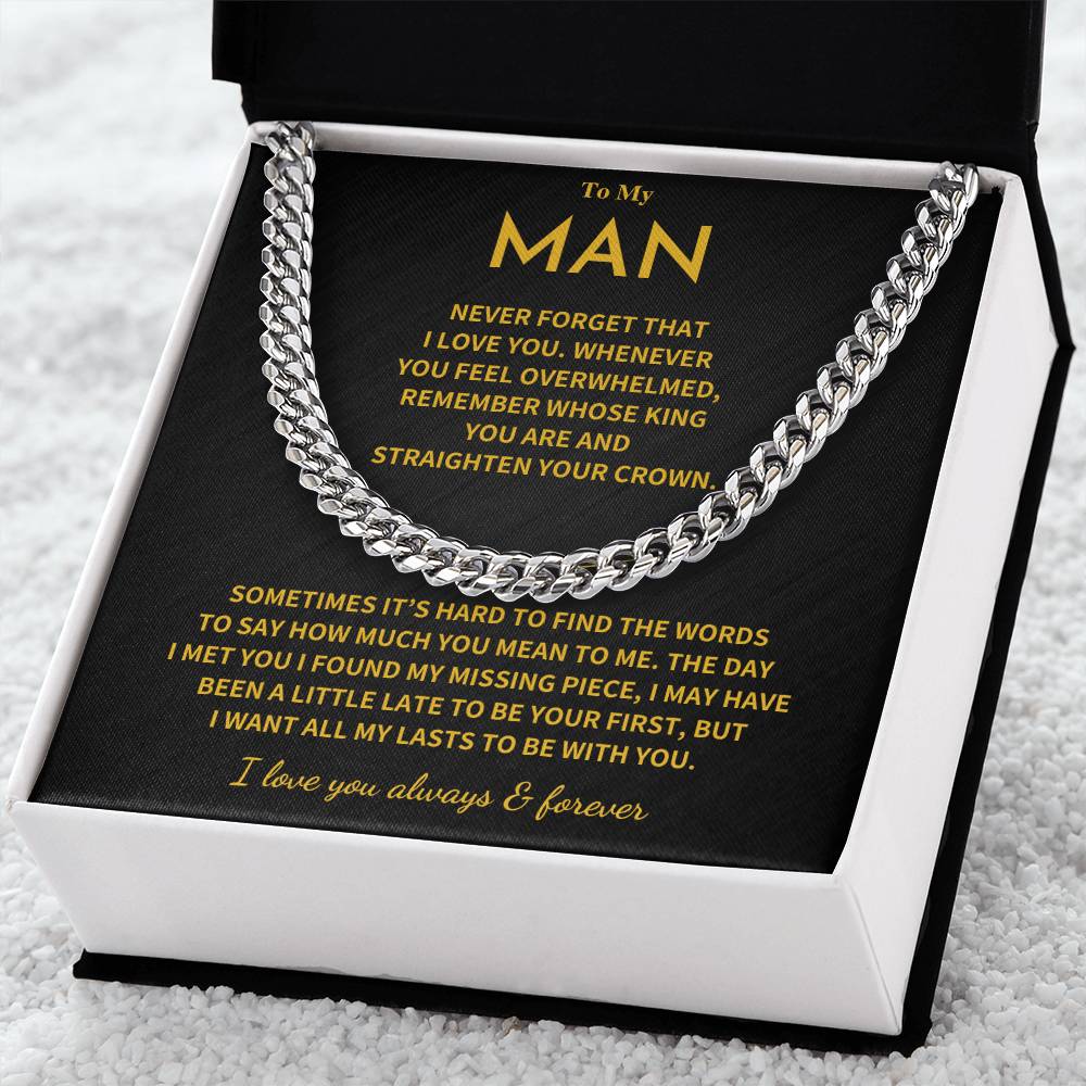 My Man Gift- Straighten Crown Jewelry