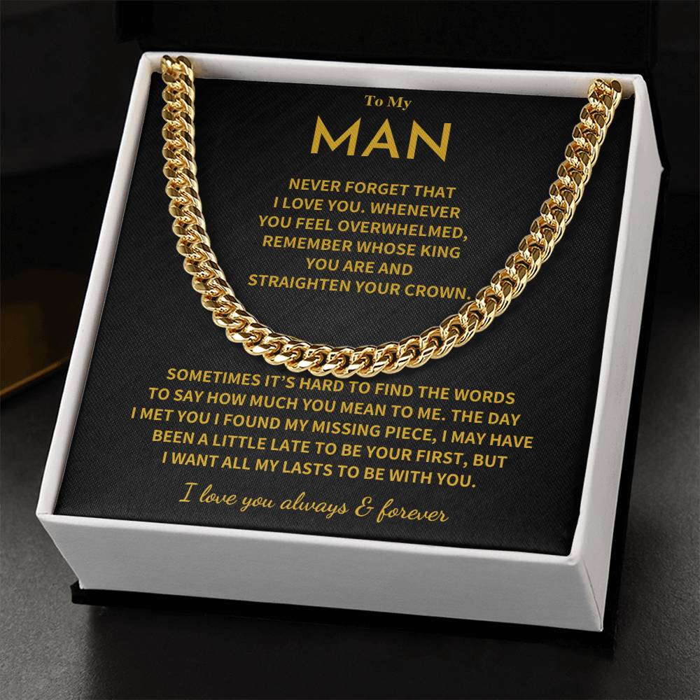 My Man Gift- Straighten Crown Jewelry