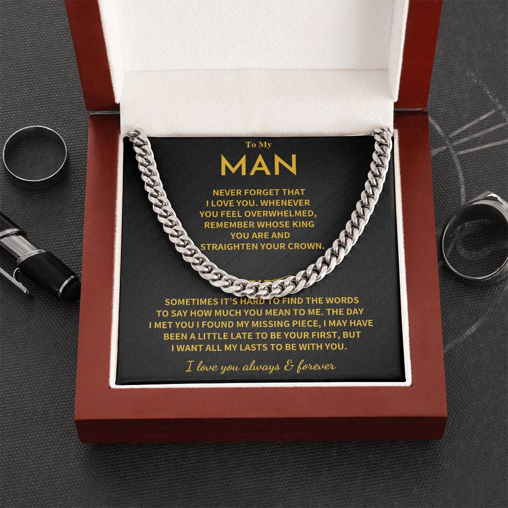 My Man Gift- Straighten Crown Jewelry