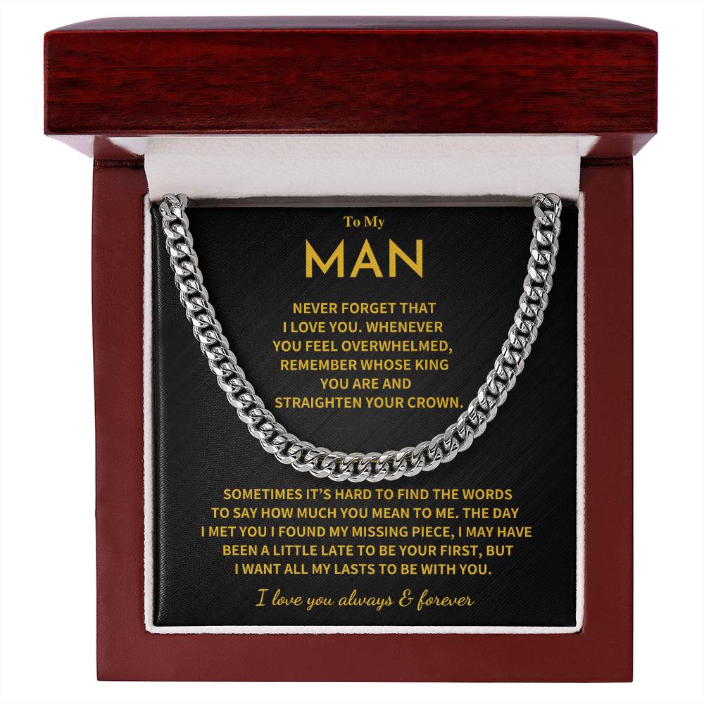 My Man Gift- Straighten Crown Jewelry