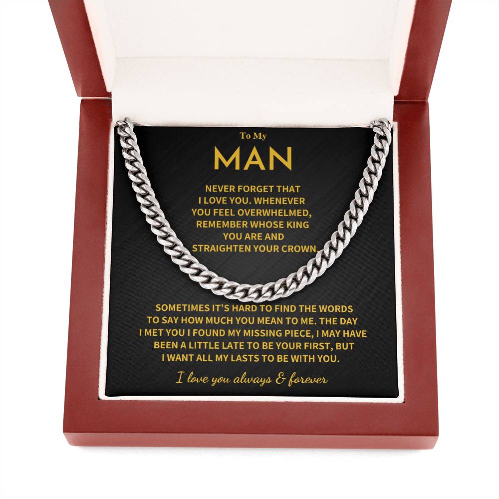 My Man Gift- Straighten Crown Jewelry