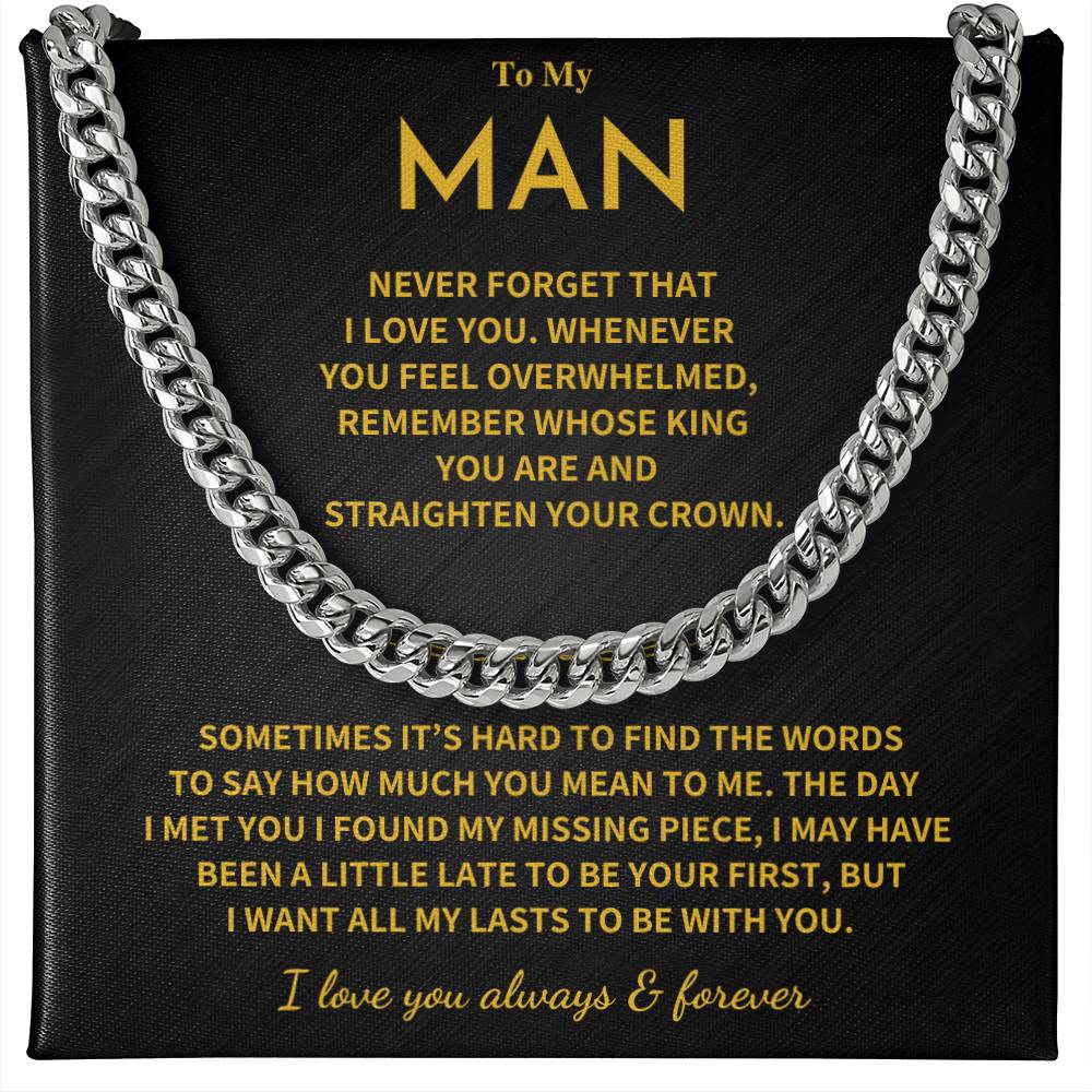 My Man Gift- Straighten Crown Jewelry
