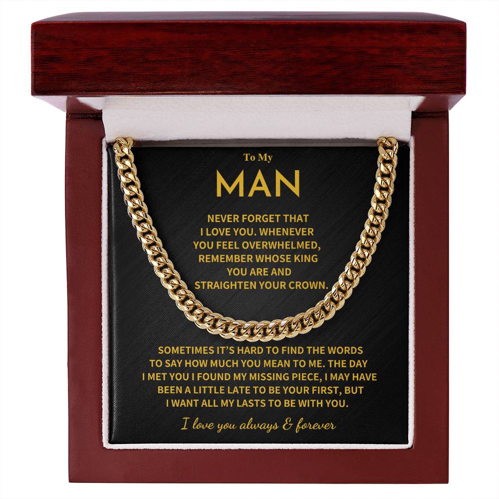 My Man Gift- Straighten Crown Jewelry