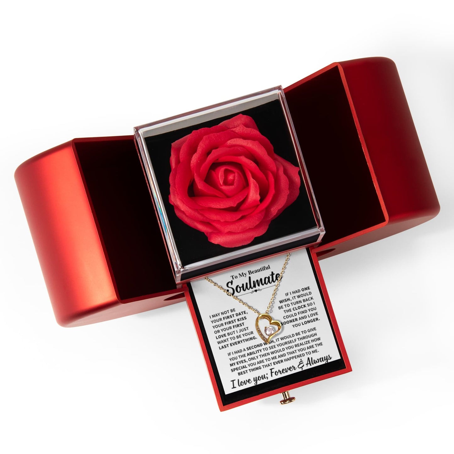 Soulmate Gift, "My Last Everything",Forever Love Necklace Jewelry