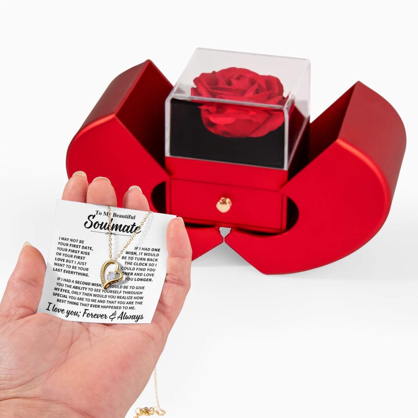 Soulmate Gift, "My Last Everything",Forever Love Necklace Jewelry