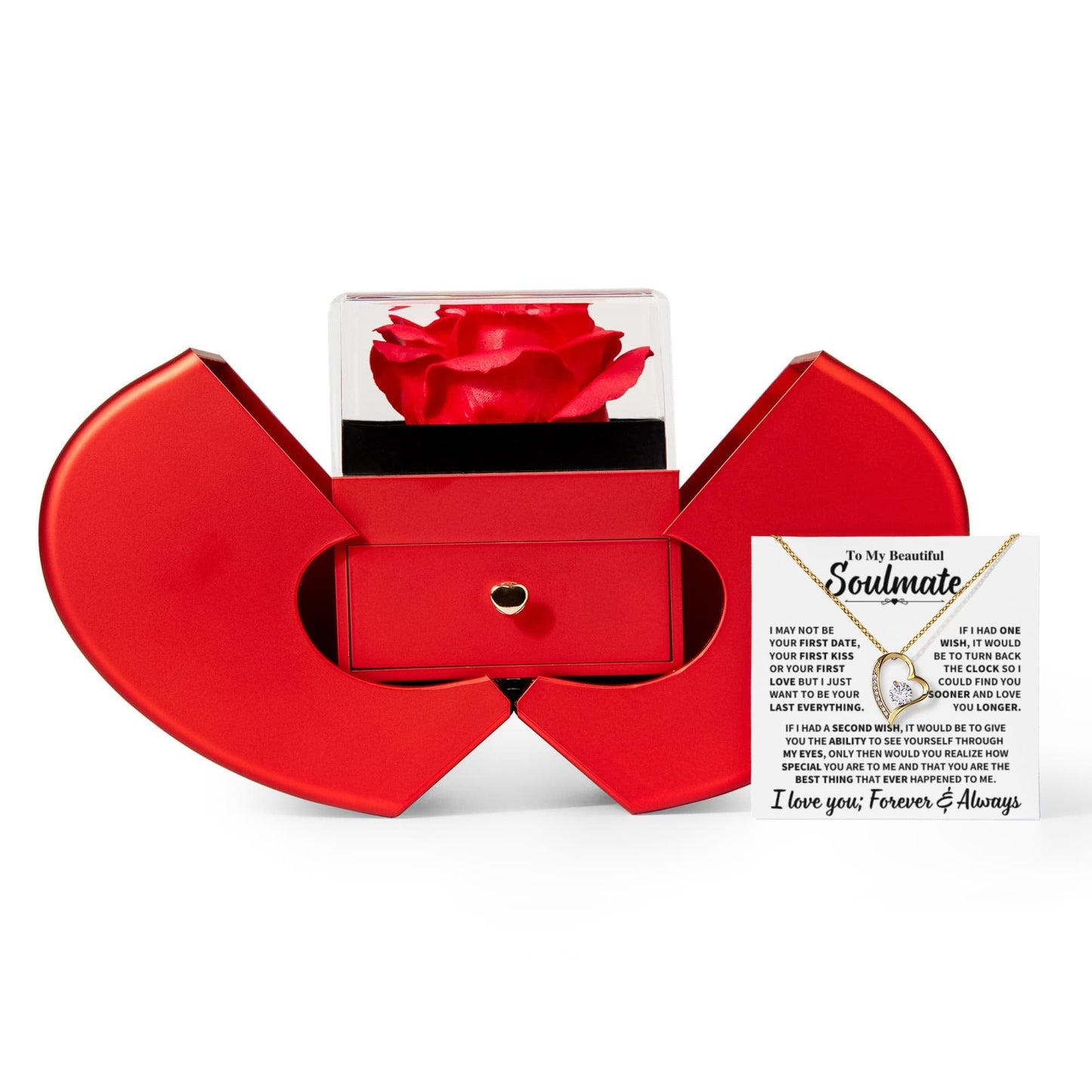 Soulmate Gift, "My Last Everything",Forever Love Necklace Jewelry