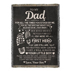 Dad Gift, First Hero Blanket