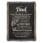 Dad Gift, First Hero Blanket
