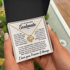 Beautiful Soulmate Gift, "My Last Everything", Knot Necklace Jewelry