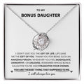 Bonus Daughter Gift- Love Knot Necklace Jewelry