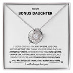 Bonus Daughter Gift- Love Knot Necklace Jewelry