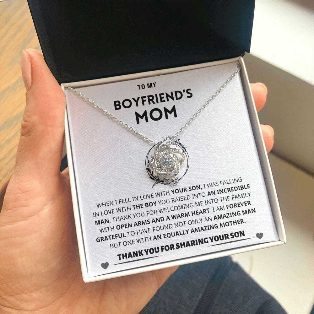 Boyfriend's Mom Gift, "Forever Grateful." Jewelry
