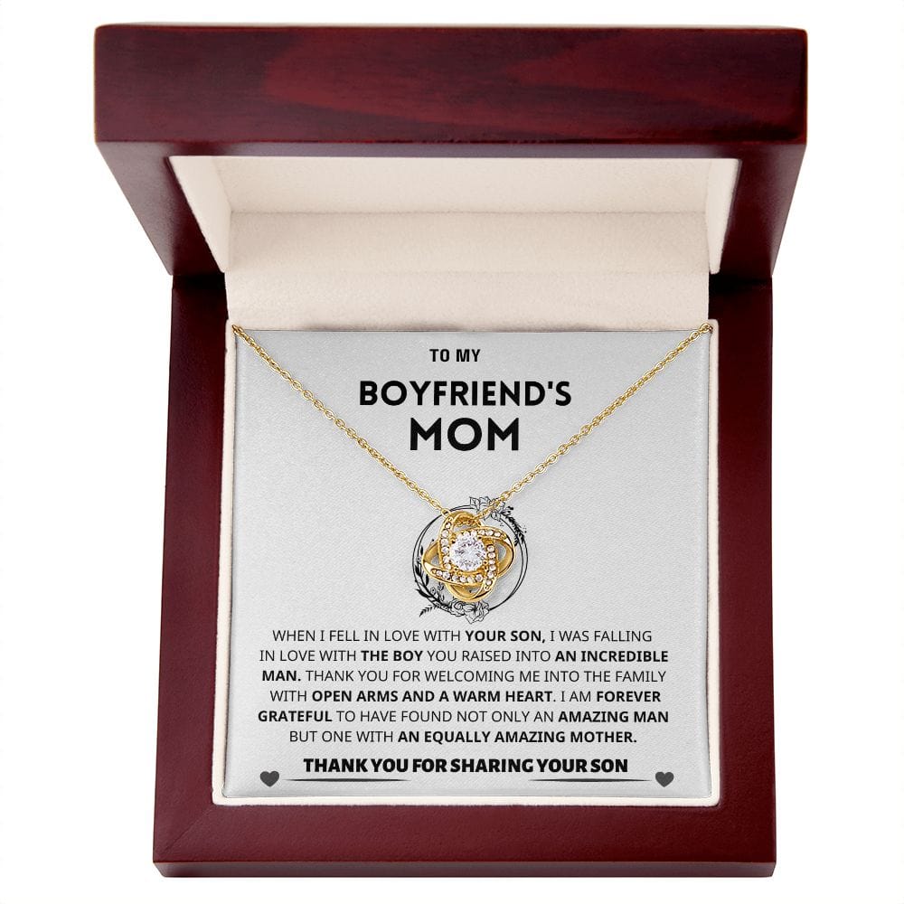 Boyfriend's Mom Gift, "Forever Grateful." Jewelry