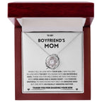 Boyfriends Mom Gift- Love Knot Necklace Jewelry