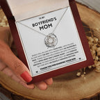 Boyfriends Mom Gift- Love Knot Necklace Jewelry