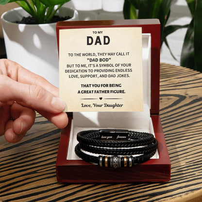 Dad Bod- Father's Day Bracelet Gift Jewelry