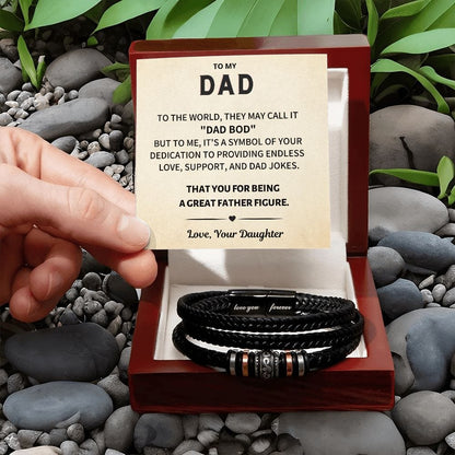 Dad Bod- Father's Day Bracelet Gift Jewelry
