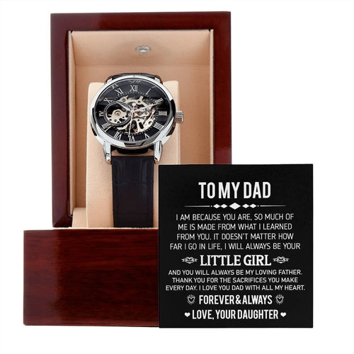 Dad Gift-Forever & Always-From Daughter Jewelry