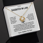 Daughter-in-Law Gift-Love Knot Necklace Jewelry