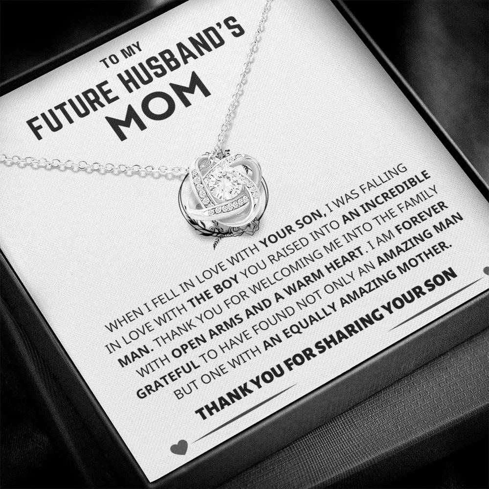 Future Husband's Mom Gift-"Forever Grateful" Jewelry