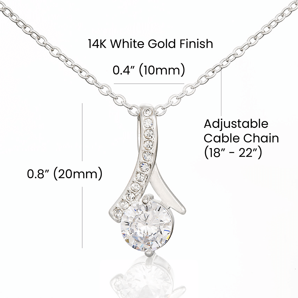 Future Wife Gift "Forever & Always",Alluring Beauty Necklace Jewelry