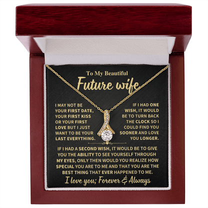 Future Wife Gift "Forever & Always",Alluring Beauty Necklace Jewelry