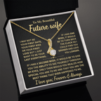 Future Wife Gift "Forever & Always",Alluring Beauty Necklace Jewelry