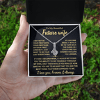 Future Wife Gift "Forever & Always",Alluring Beauty Necklace Jewelry