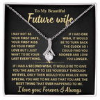 Future Wife Gift "Forever & Always",Alluring Beauty Necklace Jewelry