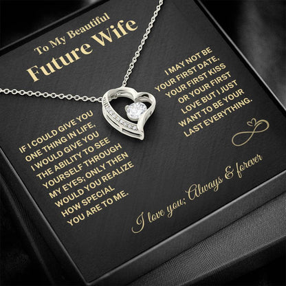Future Wife Gift- Last Everything- Forever Love Necklace Jewelry