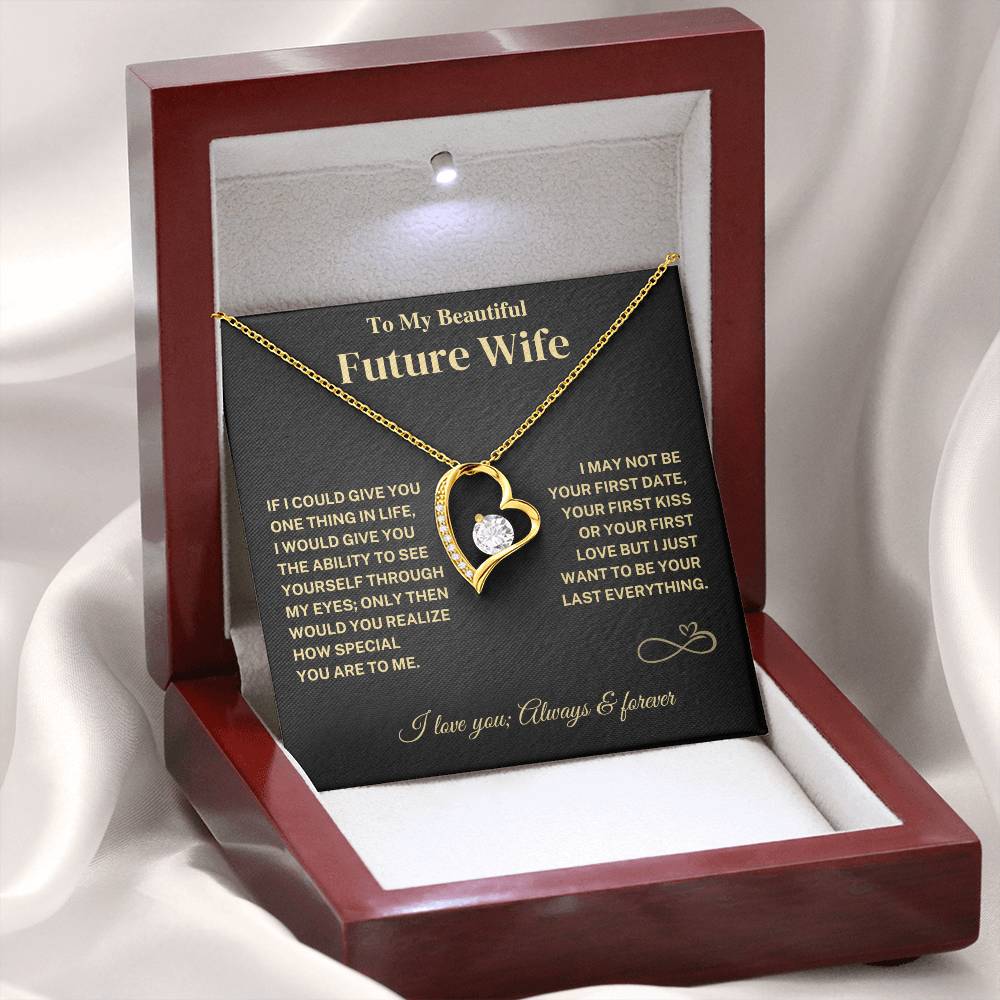 Future Wife Gift- Last Everything- Forever Love Necklace Jewelry