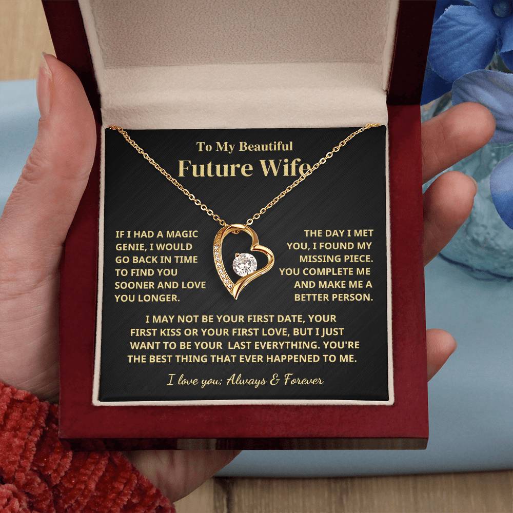 Future Wife Gift-My Last Everything- Forever Love Necklace Jewelry