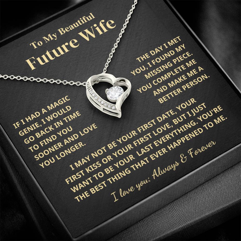 Future Wife Gift-My Last Everything- Forever Love Necklace Jewelry