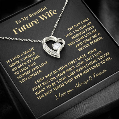 Future Wife Gift-My Last Everything- Forever Love Necklace Jewelry