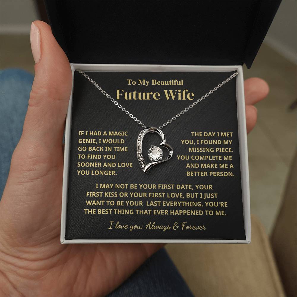Future Wife Gift-My Last Everything- Forever Love Necklace Jewelry