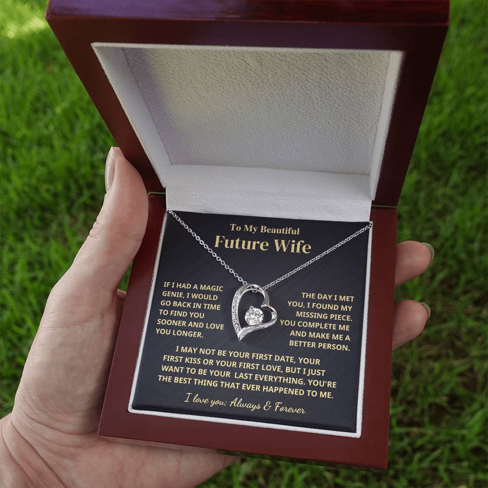 Future Wife Gift-My Last Everything- Forever Love Necklace Jewelry
