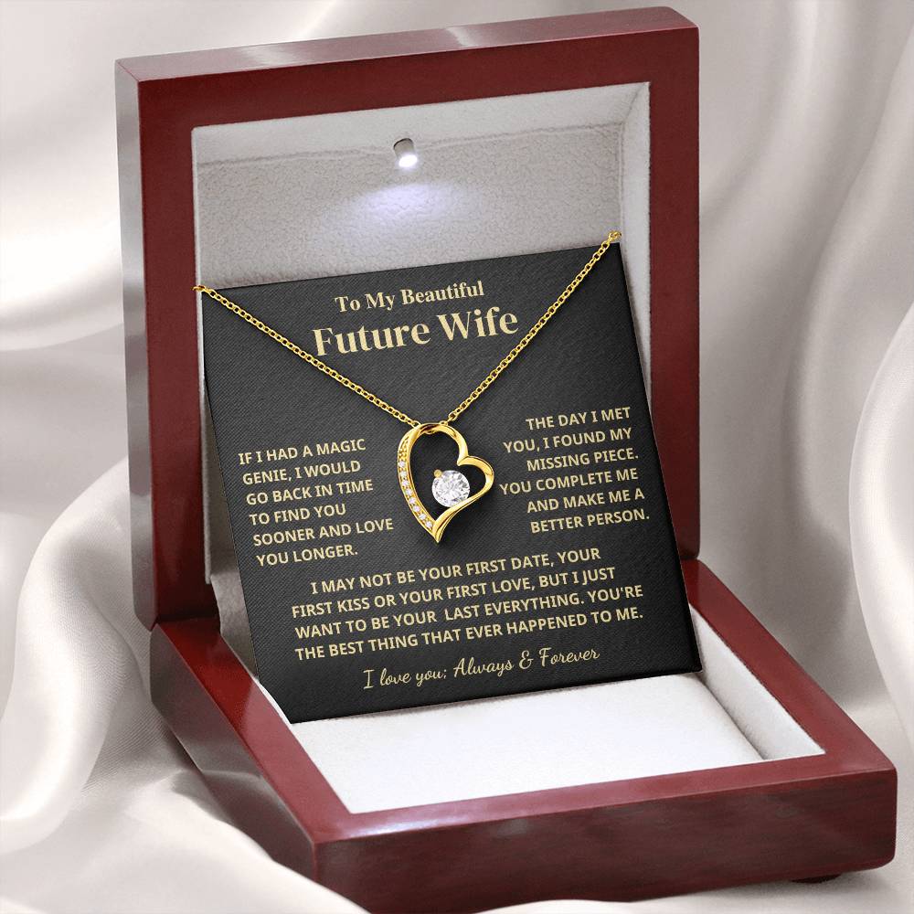 Future Wife Gift-My Last Everything- Forever Love Necklace Jewelry