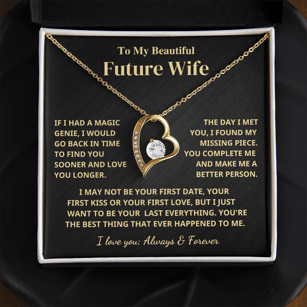 Future Wife Gift-My Last Everything- Forever Love Necklace Jewelry