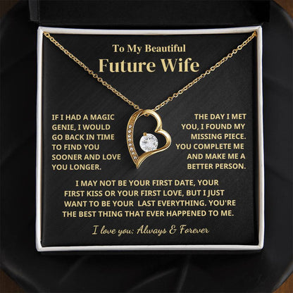 Future Wife Gift-My Last Everything- Forever Love Necklace Jewelry
