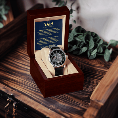 Gift For Dad From Daughter , "First Man I Ever Loved" Jewelry