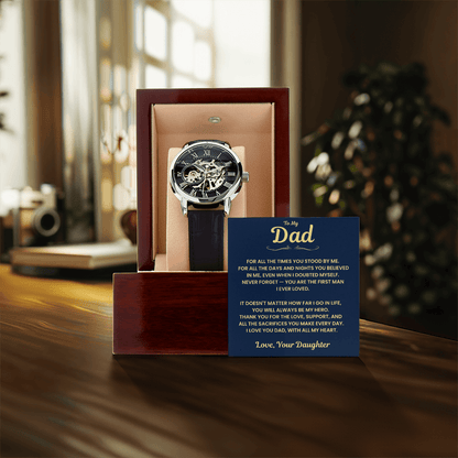 Gift For Dad From Daughter , "First Man I Ever Loved" Jewelry