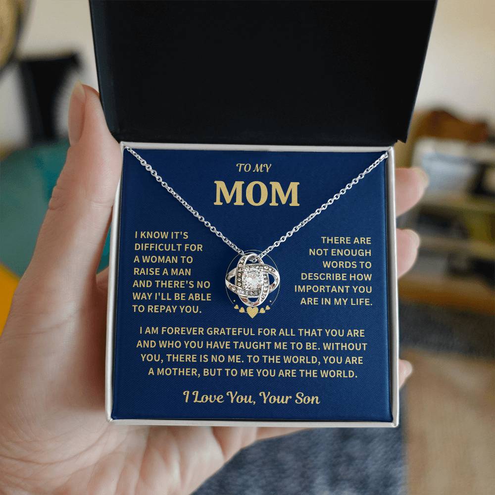 Gift For Mom - From Son- Forever Grateful Jewelry
