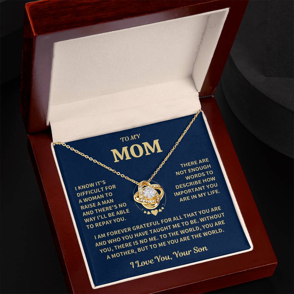 Gift For Mom - From Son- Forever Grateful Jewelry