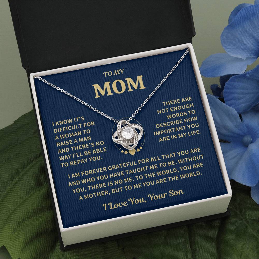 Gift For Mom - From Son- Forever Grateful Jewelry