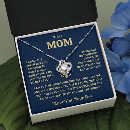 Gift For Mom - From Son- Forever Grateful Jewelry