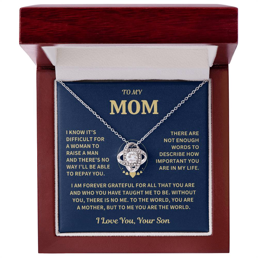 Gift For Mom - From Son- Forever Grateful Jewelry