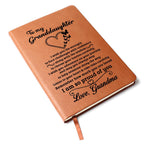 Granddaughter Gift From Grandma, "Proud Of You", Graphic Journal Jewelry
